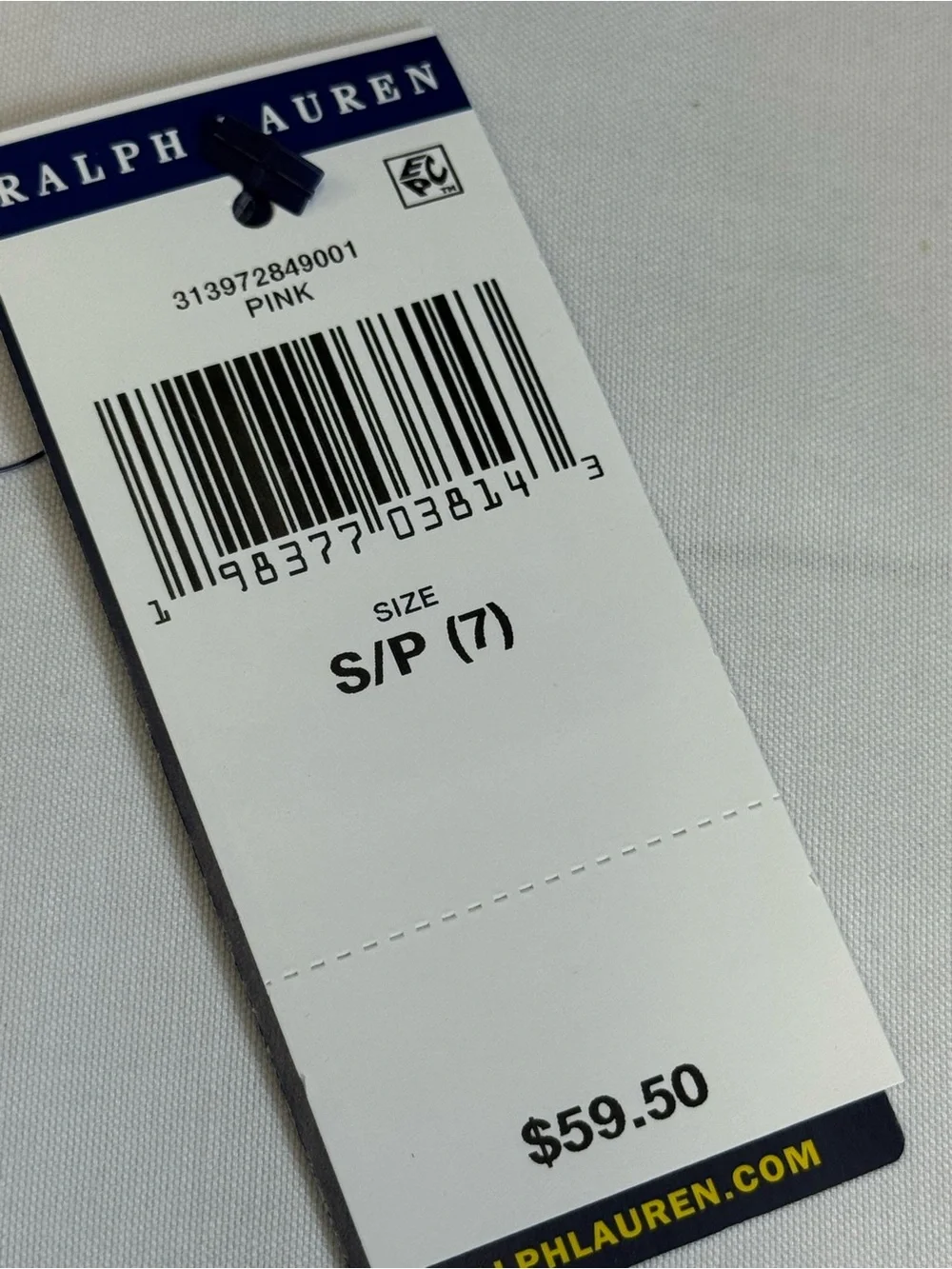 NWT GIRLS Polo Ralph Lauren Polo SZ Small 7 DRESS BEAR